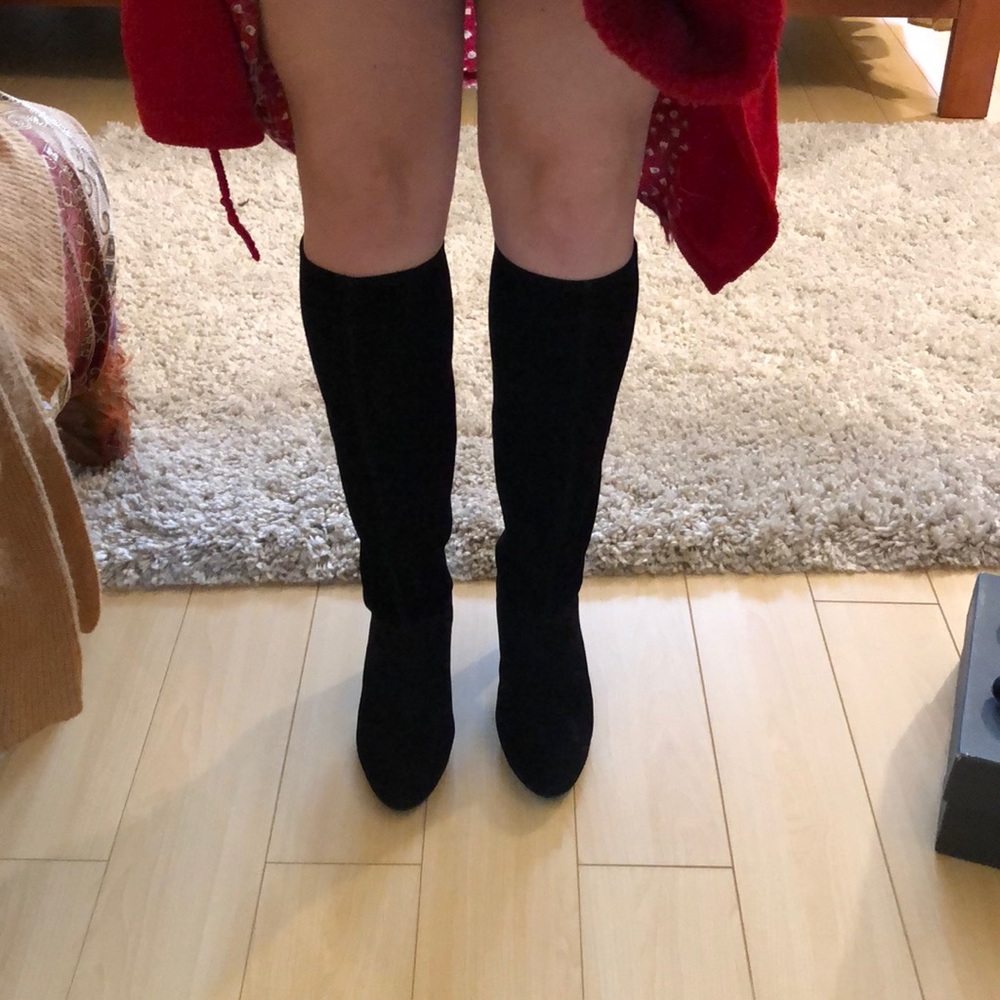 Coach Suede Knee Length Boots